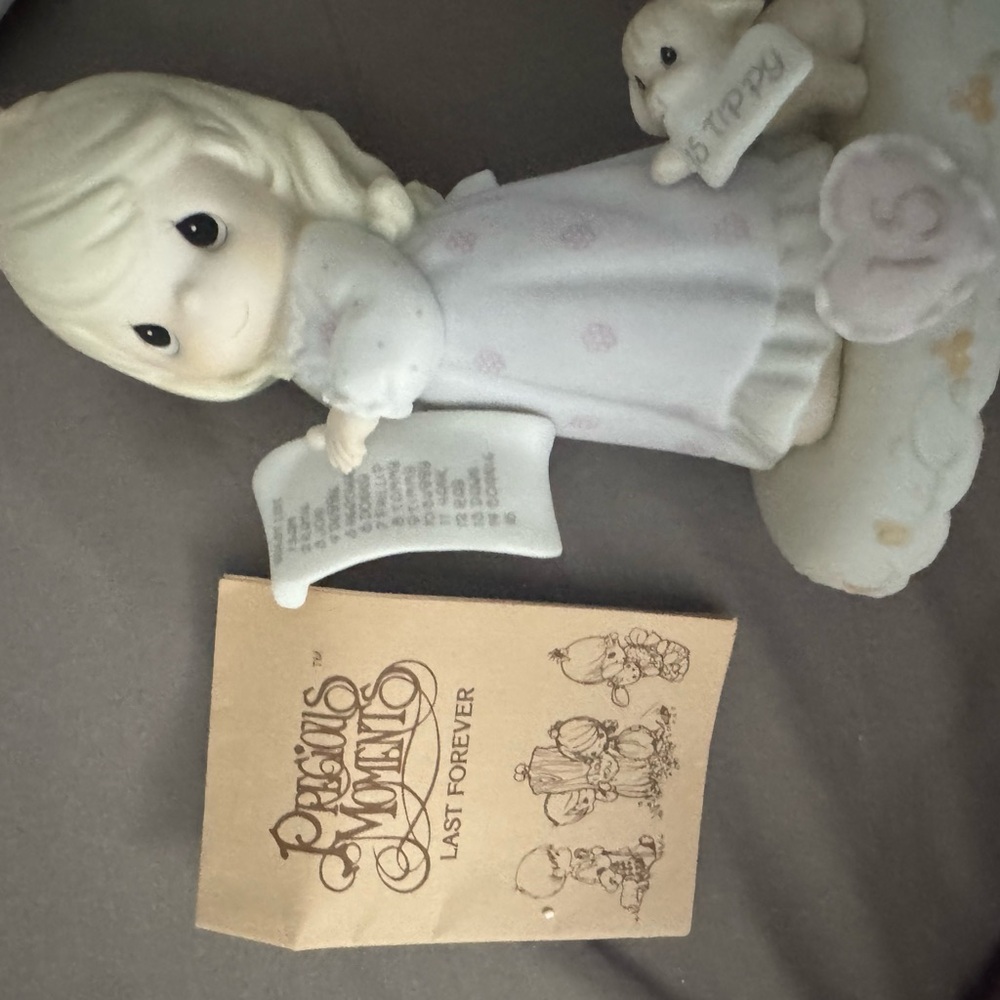 Precious Moments Figurine with Puppy